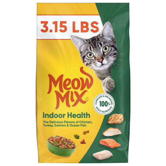 Meow Mix Indoor Small Breed (4-Pack, 3.15 lb)