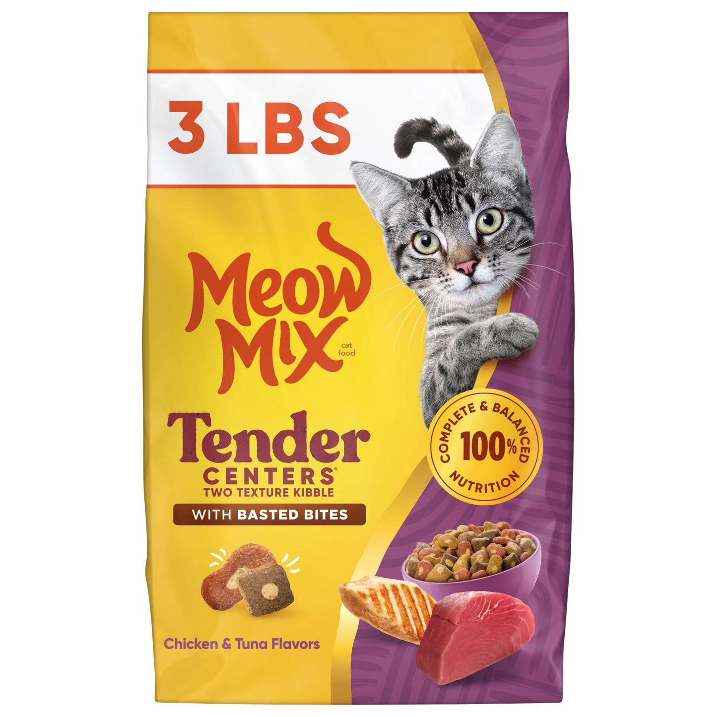 Meow Mix Tender Centers (4-Pack, 3lb)