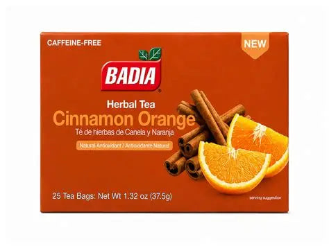 Badia Cinnamon Orange Herb Tea 10/25Bg