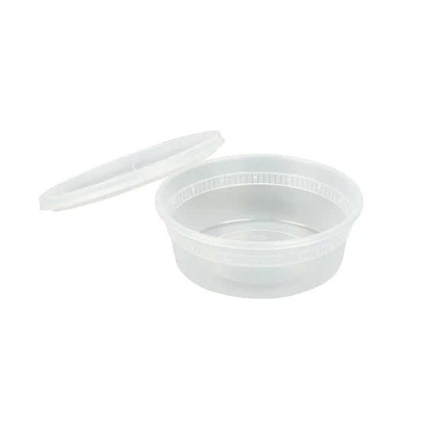 Plastic Soup Bowl 8 oz Clear
