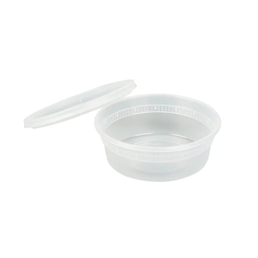 Plastic Soup Bowl 8 oz Clear