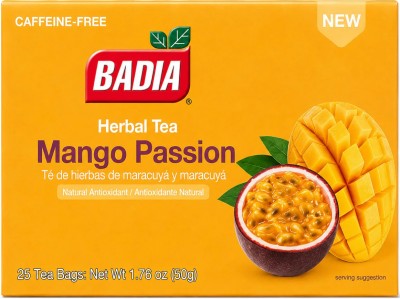 Badia Mango Passion Herb Tea 10/25Bg