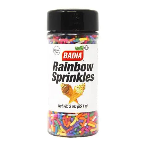 Badia Rainbow Sprinkles 8/3oz
