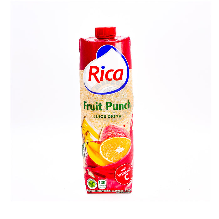 Rica Fruit Punch (12-Pack, 1 L)