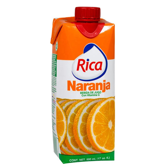 Rica Orange Juice (18-Pack, 500 ml)