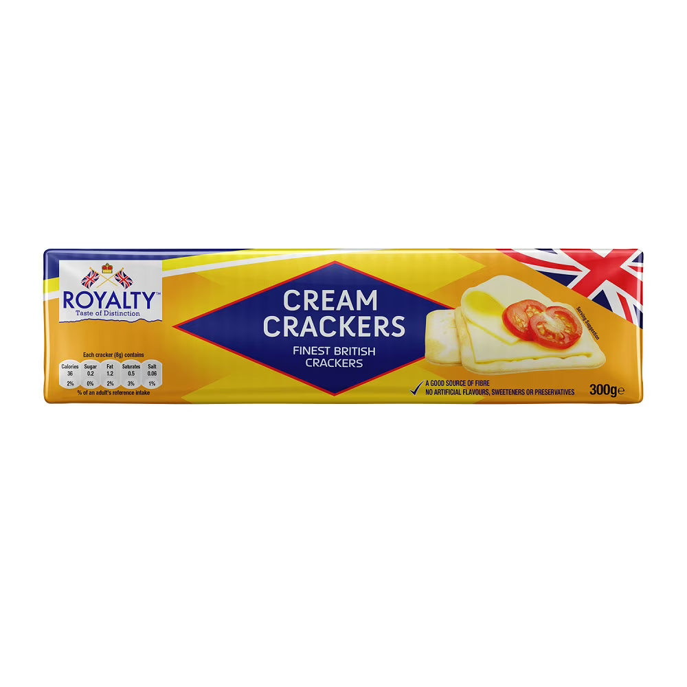 Royalty Cream Crackers (18-Pack, 300g)