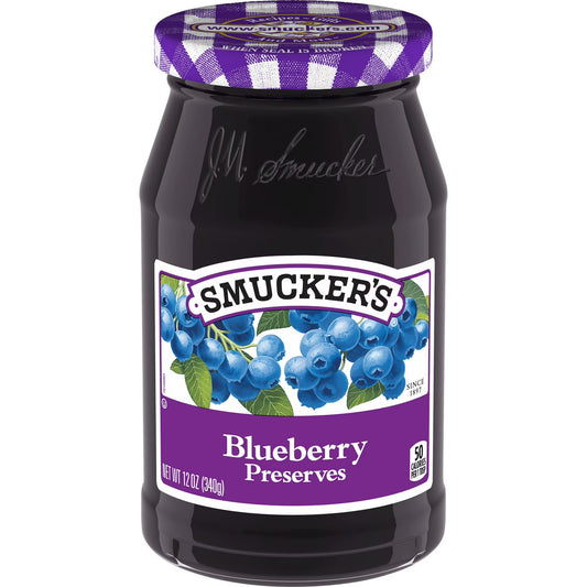 Smucker's Blueberry Preserve (12-Pack, 12 oz)