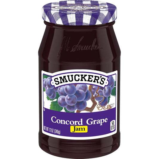 Smucker's Grape Jam (12-Pack, 12 oz)