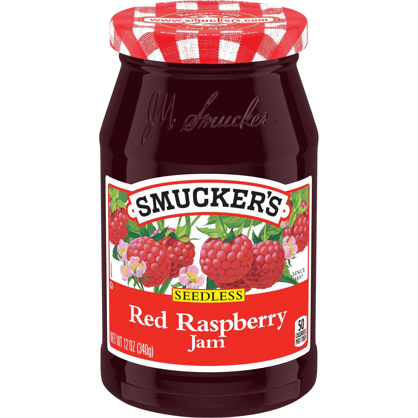 Smucker's Red Raspberry Preserved (12-Pack, 12 oz)