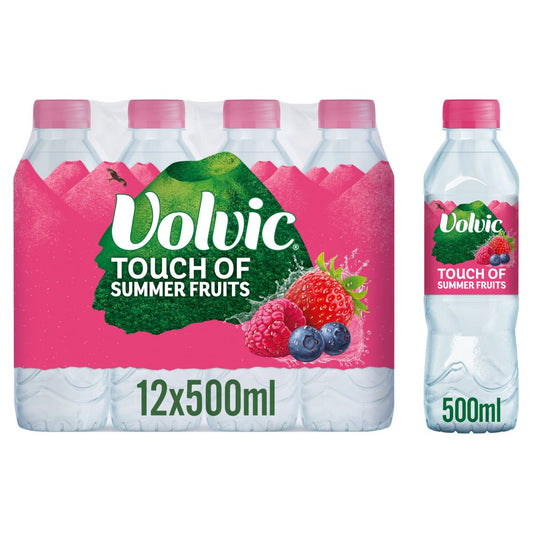 Volvic Summer Fruit (12-Pack, 500 ml)