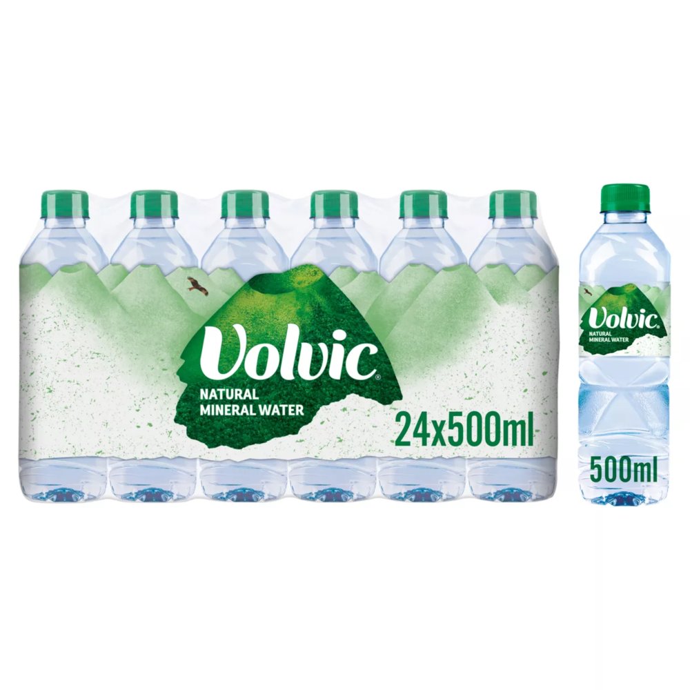 Volvic Water (24-Pack, 500 ml)