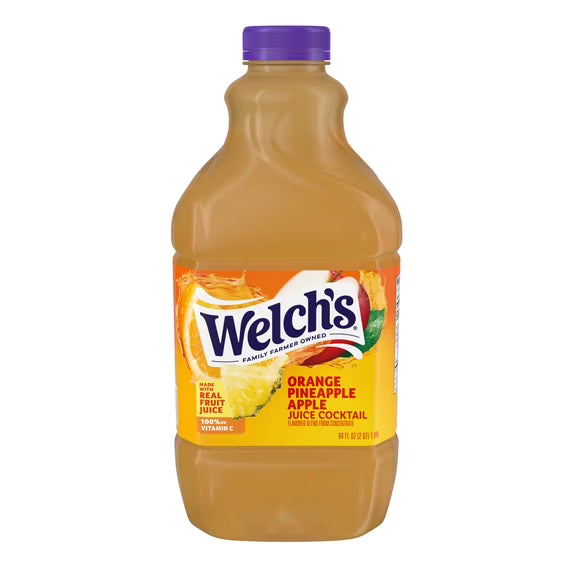 Welch Orange Pineapple Apple (6-Pack, 64 oz)
