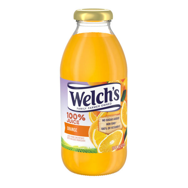 Welch Orange Juice 100% (12-Pack, 16 oz)