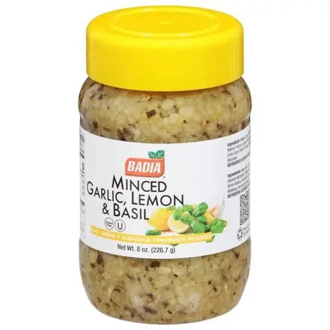 Badia Minced Garlic Lemon Basil 12/8oz
