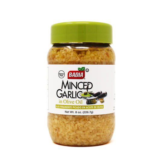 Badia Minced Garlic in Olive Oil 12/8oz